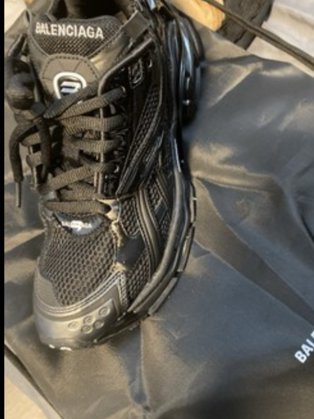 Black balenciaga runners - Size 9 US - Picture 5 of 5